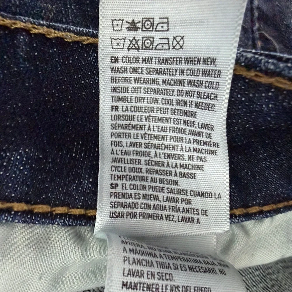 American Eagle Original Straight Jeans Mens 32x31 Dark Wash Ne(x)t Level Flex